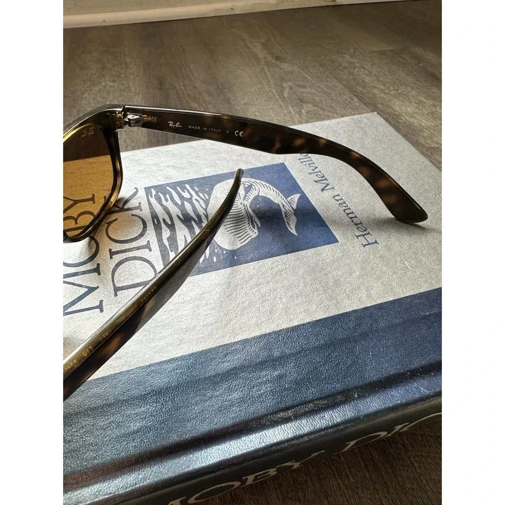 Ray-Ban RB2132 New Wayfarer Sunglasses B-15 Brown Lens Havana Light Frame